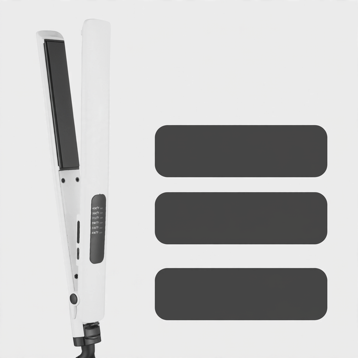 Hair Straightener and Curling Iron 2-in-1, Ceramic