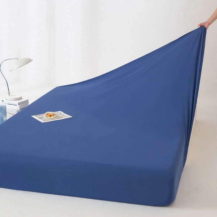 Summer fitted sheet with cooling effect, 0.9 m