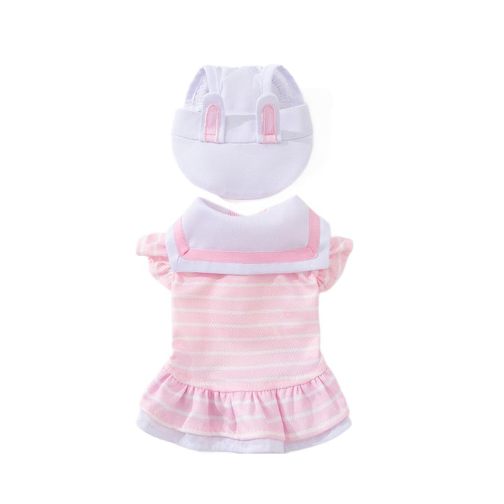 Dog dress for small dogs, summer, 2-piece