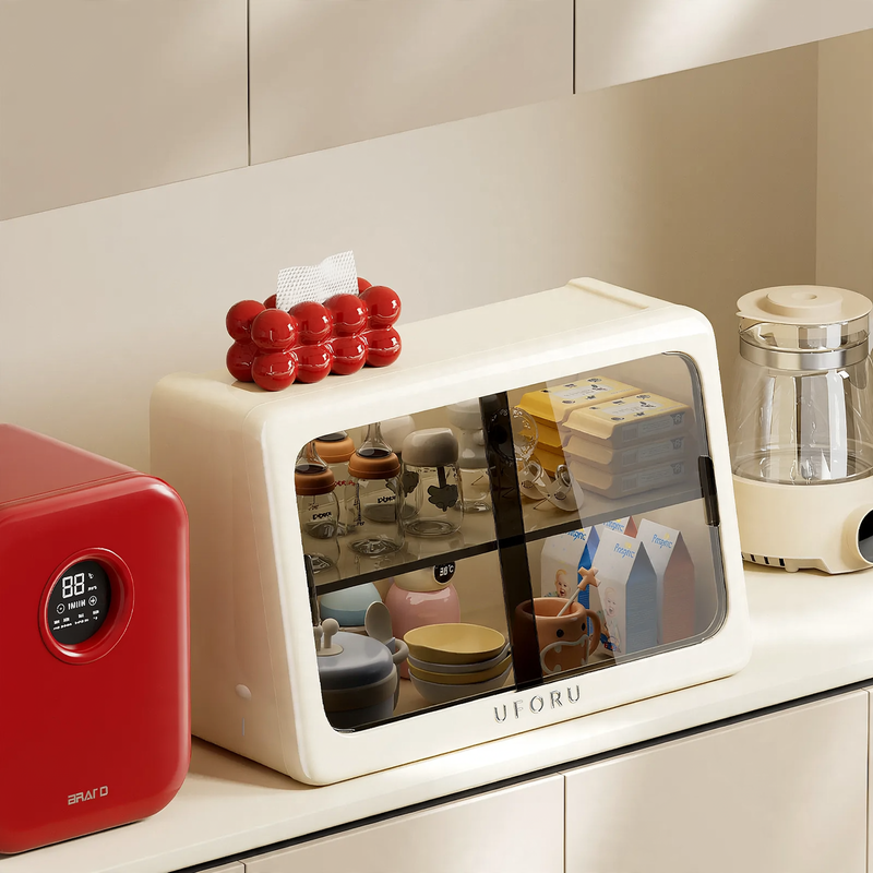 Bag display, two-tier, no drilling