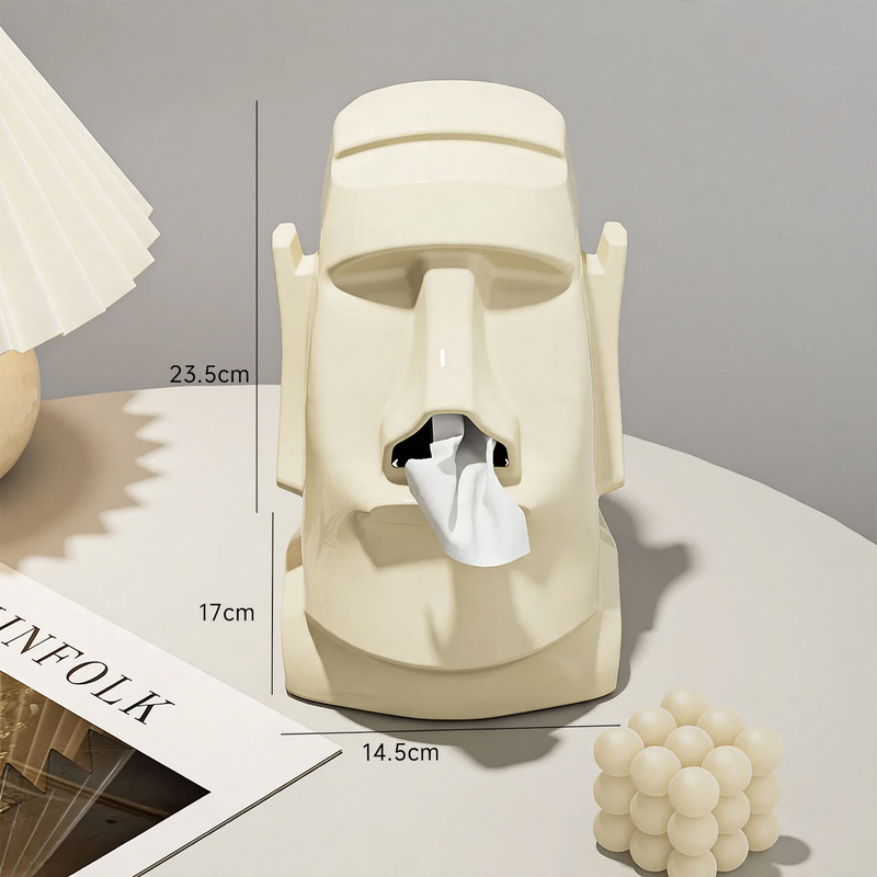Multifunctional tissue box DD2521 with headphone holder