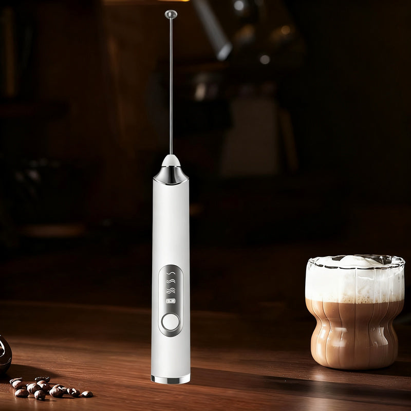 Electric milk frother, USB-C, multiple functions