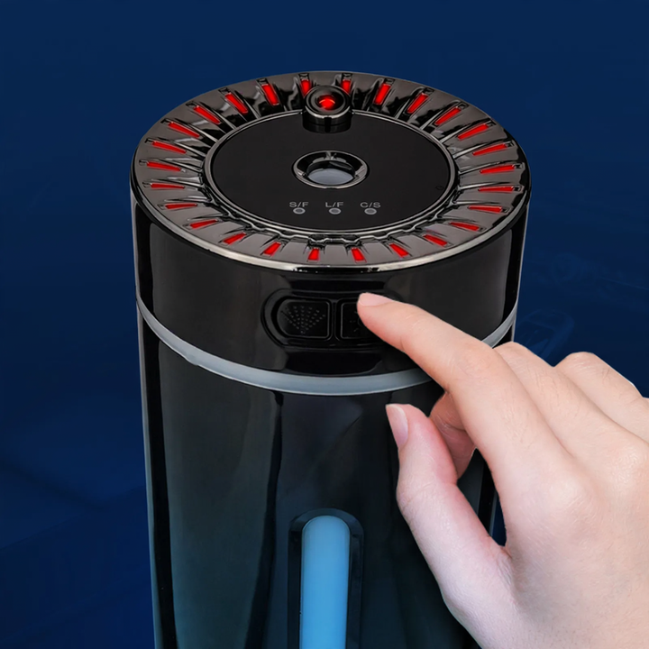 Auto fragrance dispenser with spray function and humidification