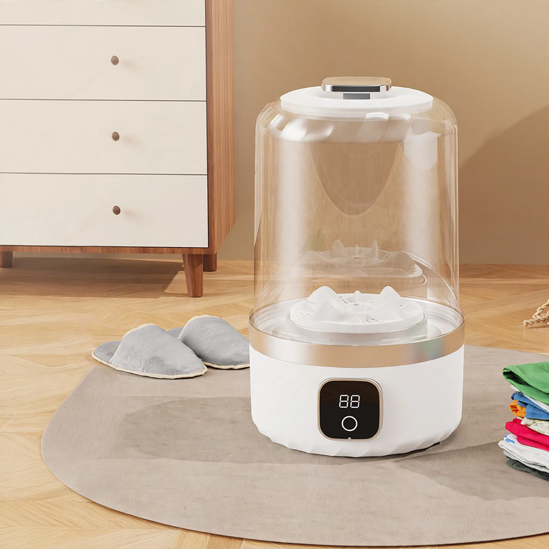 Mini washing machine, portable, rechargeable