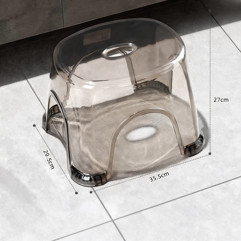 Plastic stool, non-slip, in two sizes