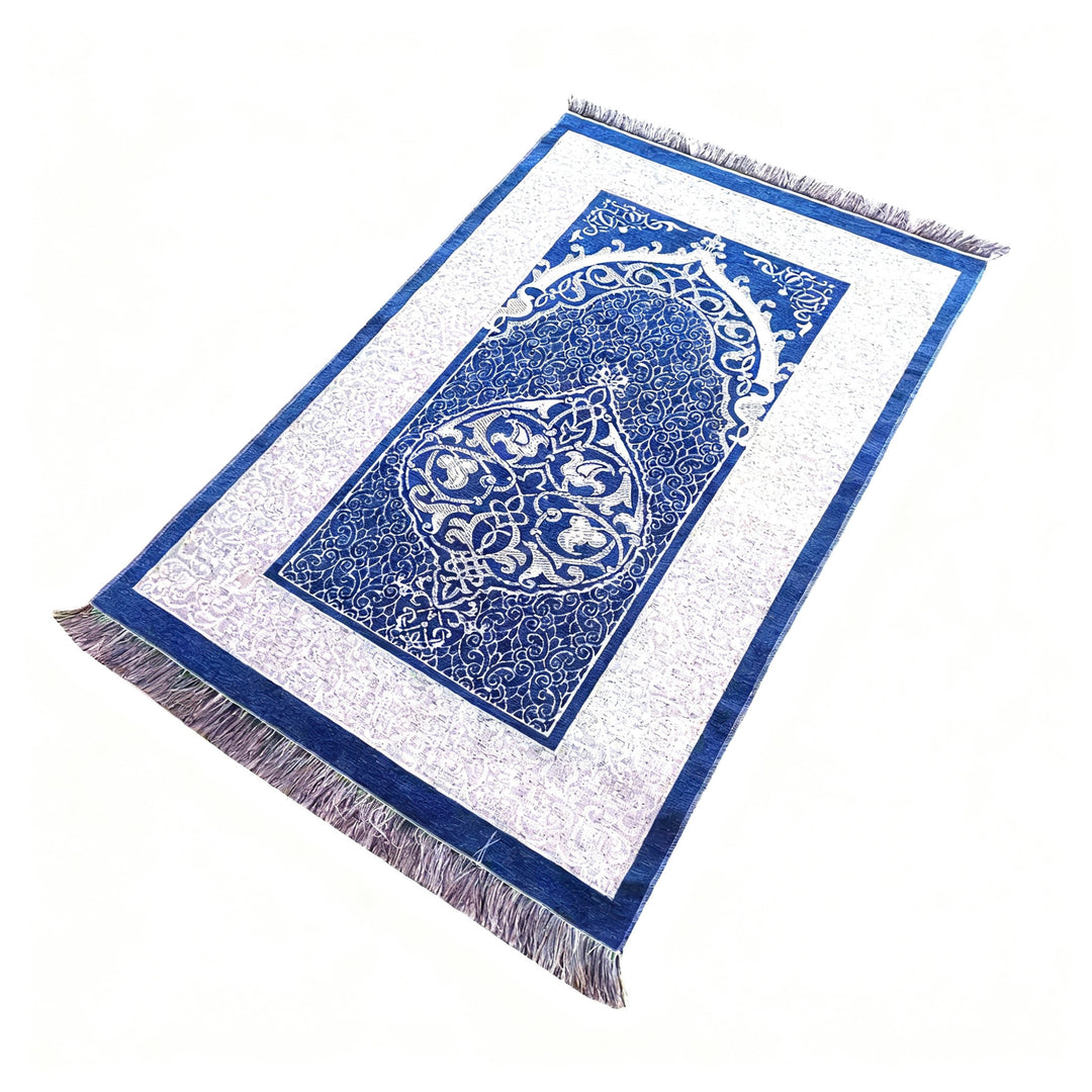 Prayer mat made of polyester, 70 x 110 cm, ethnic design