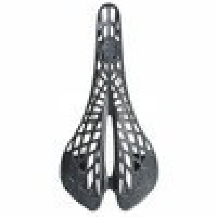 Bicycle saddle made of carbon fiber