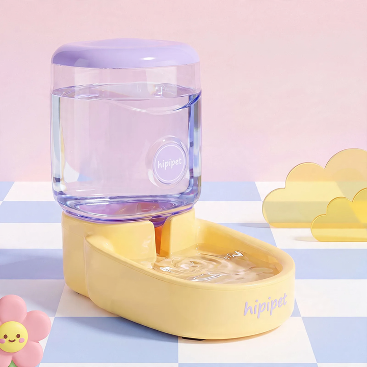Automatic feeder and water dispenser for pets