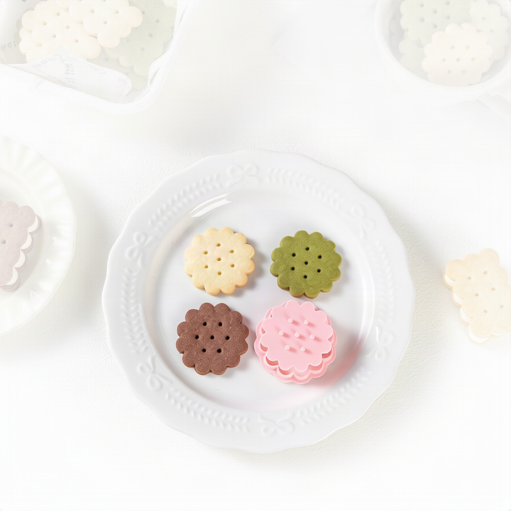 Plastic cookie cutters, various shapes