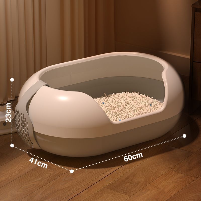 Half-open cat litter box, 35 cm wide