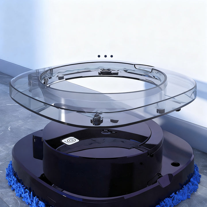 Intelligent wiping robot with water tank and charging function