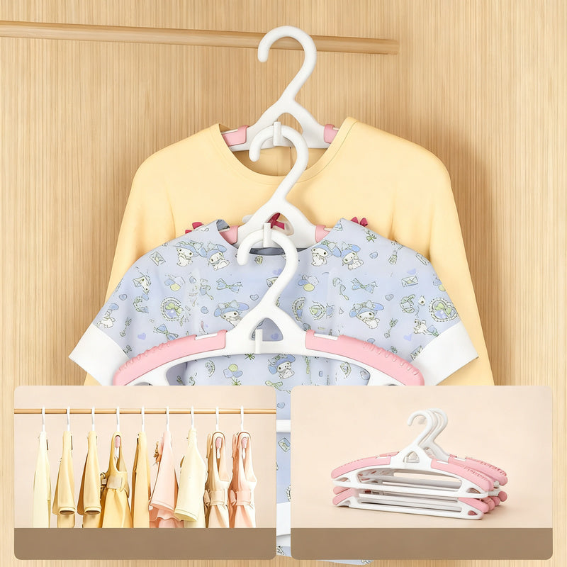 Children's hangers, extendable, 4-stage adjustable