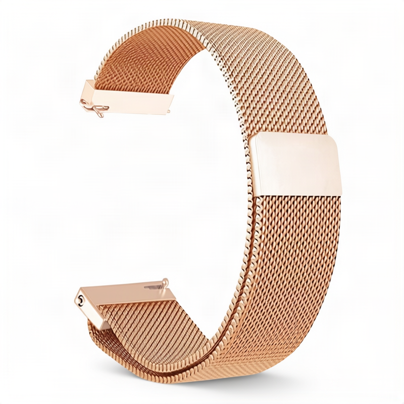 Black luxury band for ultrathin smartwatch