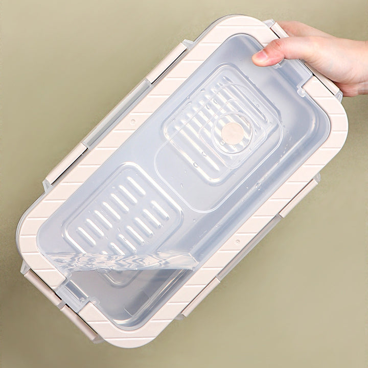 Stainless steel food storage container, 2.51 L