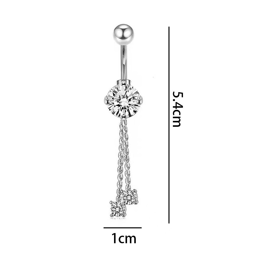 Titan-Piercing rod, flat base, internal thread
