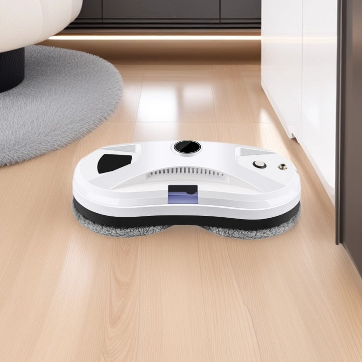 Window cleaning robot with spray function