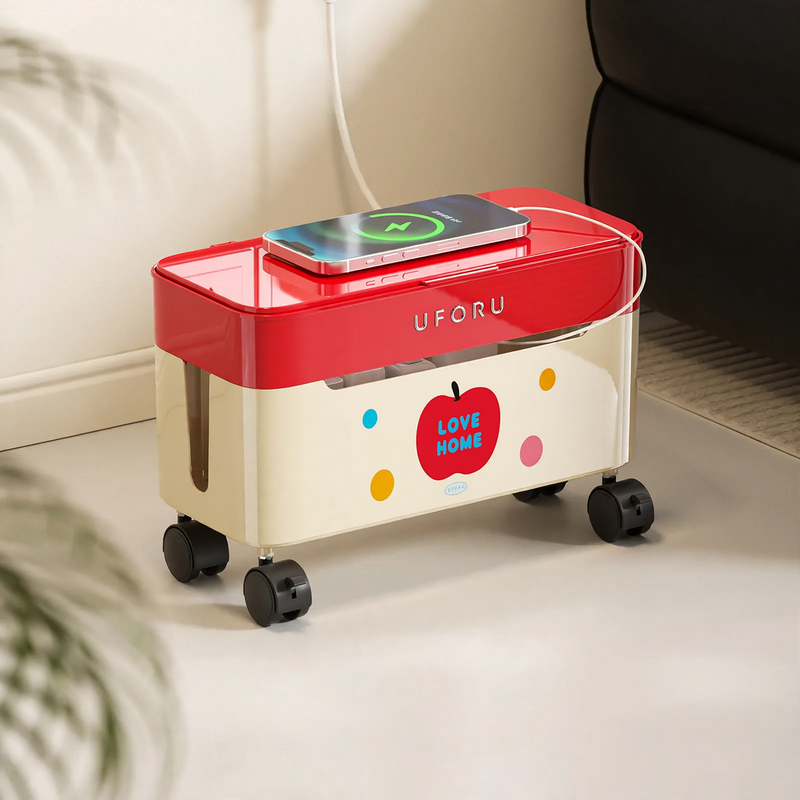 Cable organizer box, double-layered, with wheels, model DD2626
