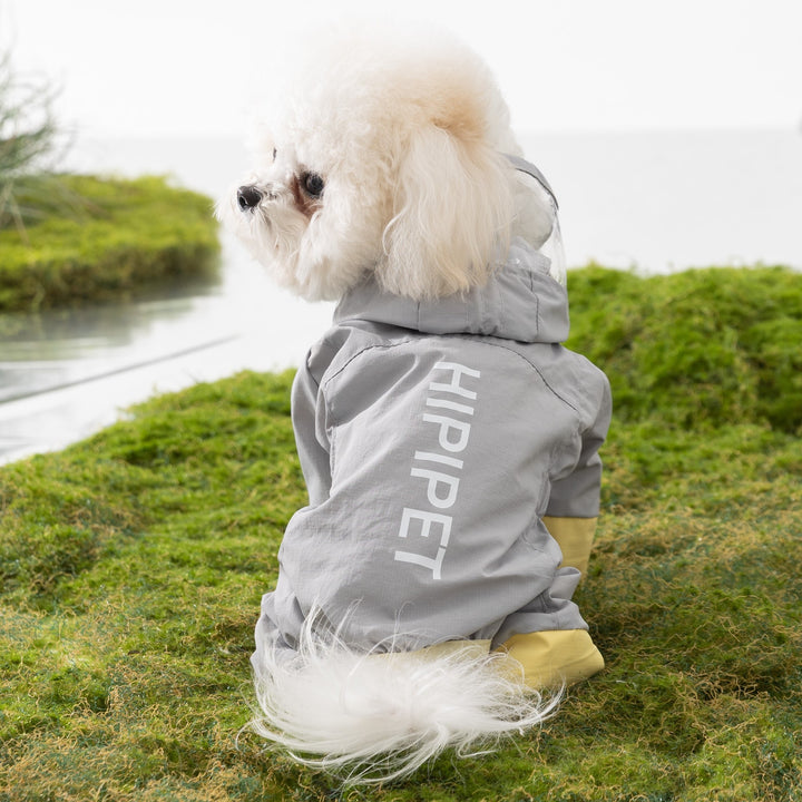 Raincoat for dogs, nylon, waterproof