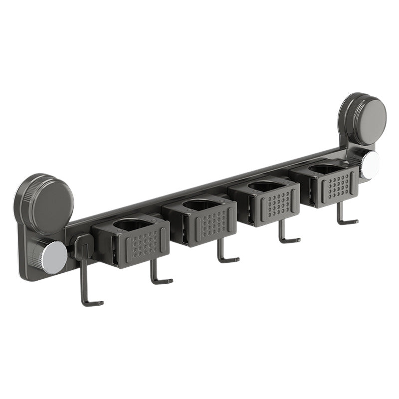 Suction cup wall holder for cleaning tools