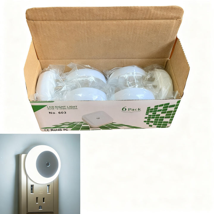Night light with motion sensor, several colors