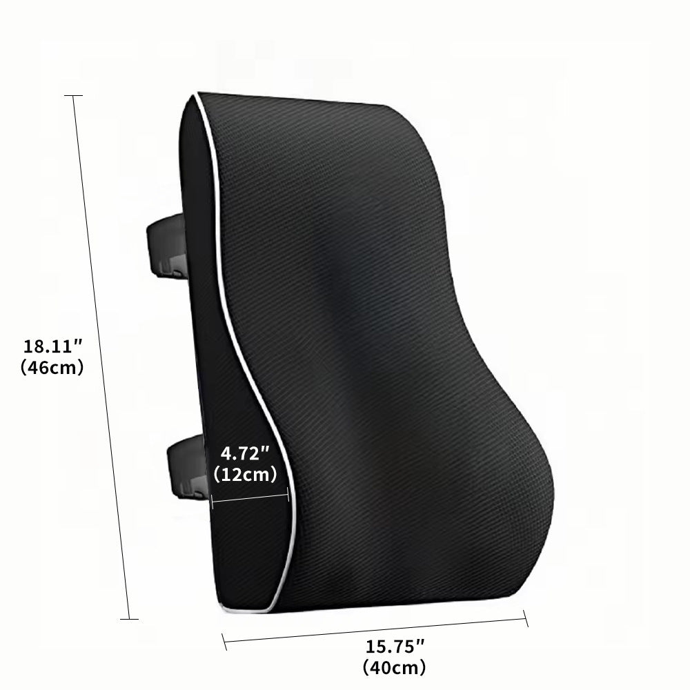 Ergonomic lumbar support made of memory foam