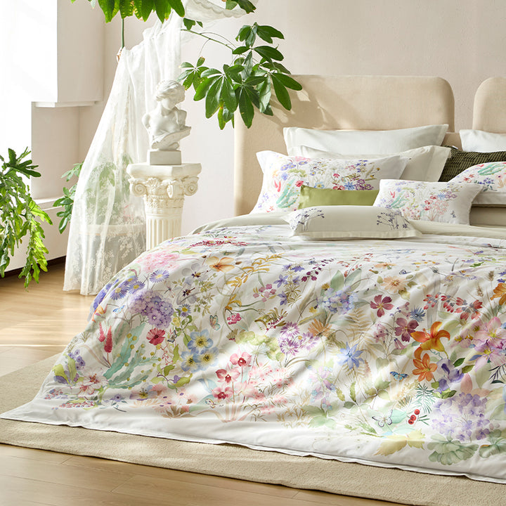 Bedding set 4-piece, long-staple cotton, French style