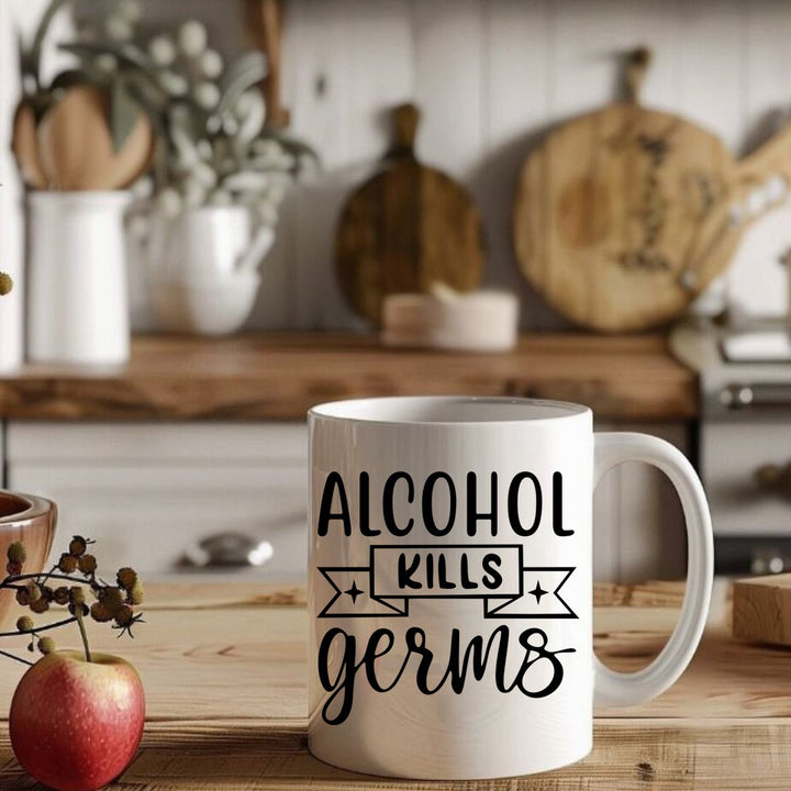 Ceramic coffee mug with saying, 301–400 ml