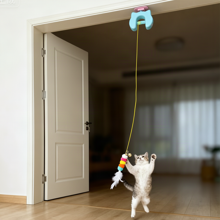 Cat toy with mint and crinkly paper