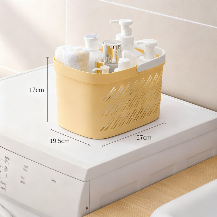 Bathroom storage basket made of PP