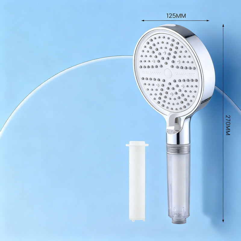 Shower head with filter and massage function