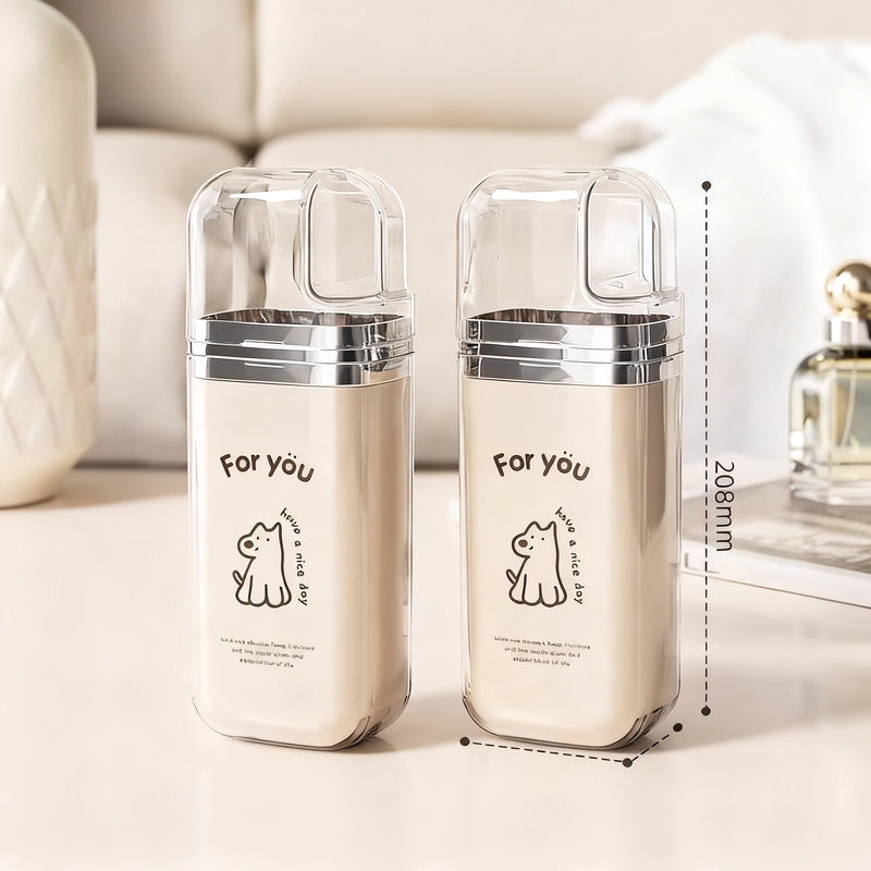 Portable dental care set with storage box