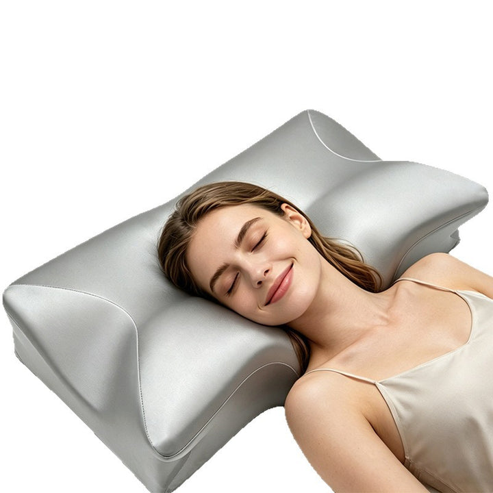 Neck support pillow, butterfly shape, memory foam