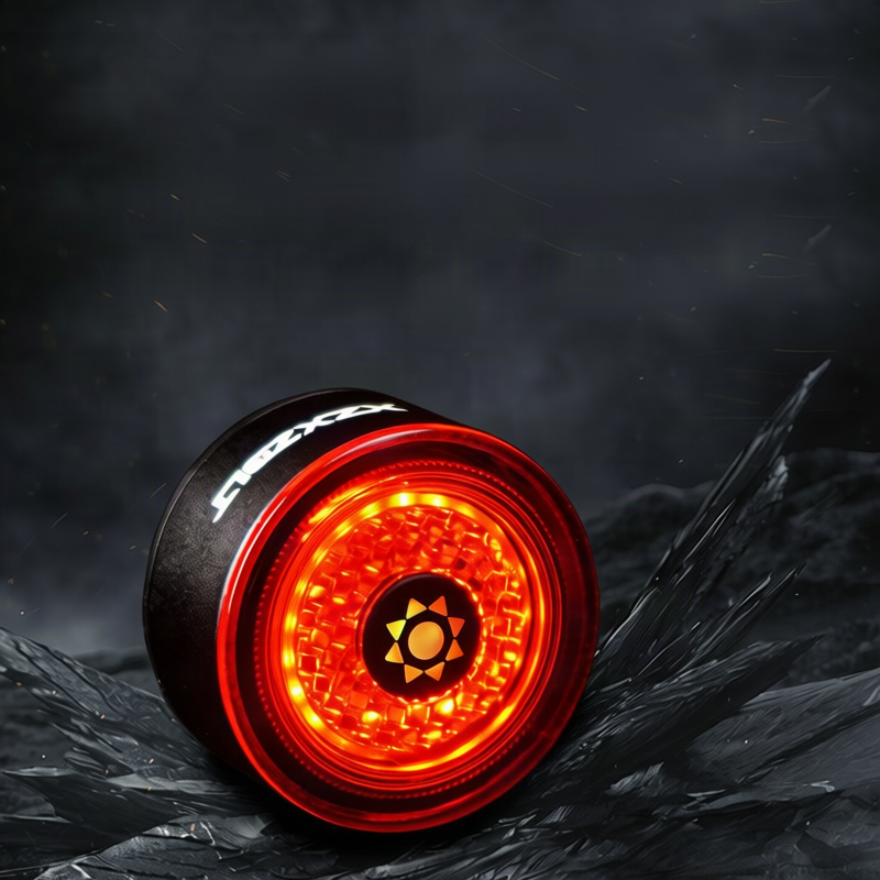 Bicycle taillight with brake sensor