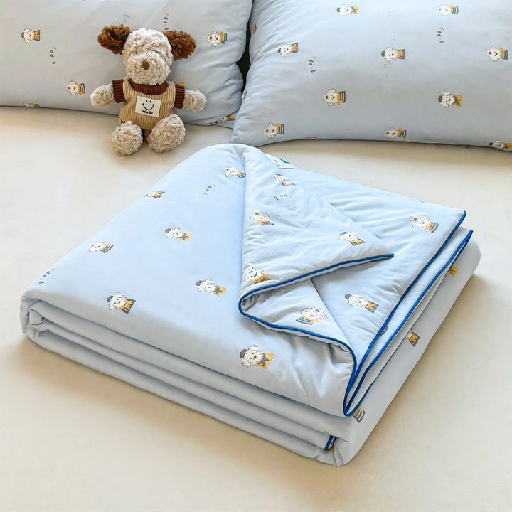 Summer blanket with cooling effect, machine washable