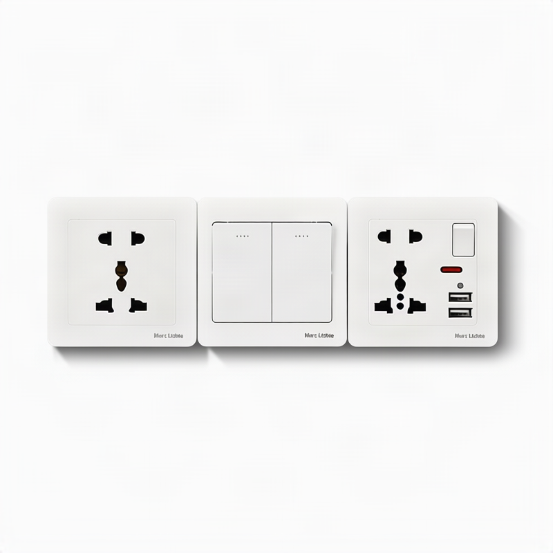 European flush-mounted socket 16 A