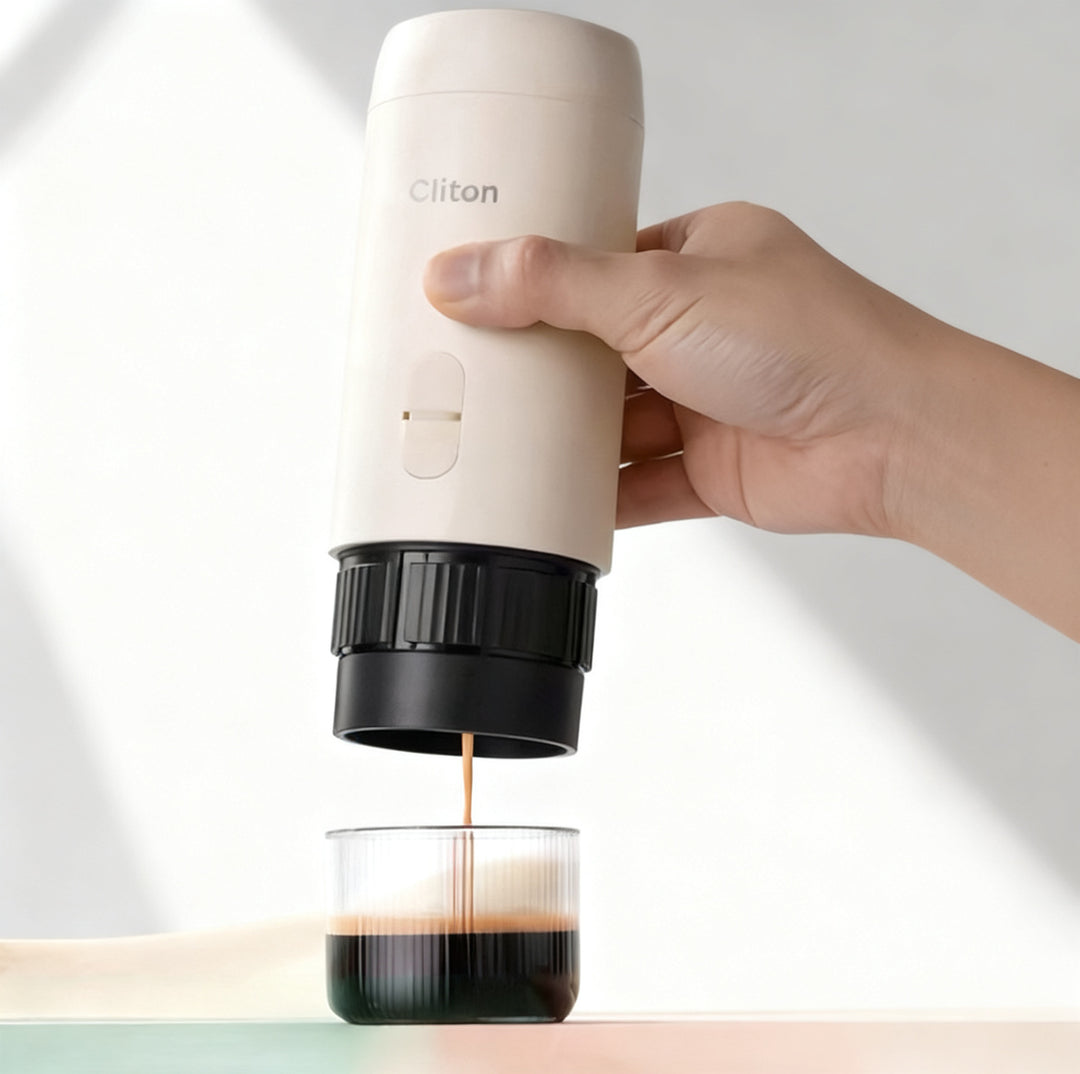 Espresso machine, portable, semi-automatic