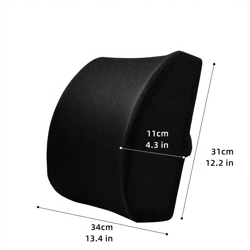 Gel seat cushion with memory foam, 45×36×7 cm
