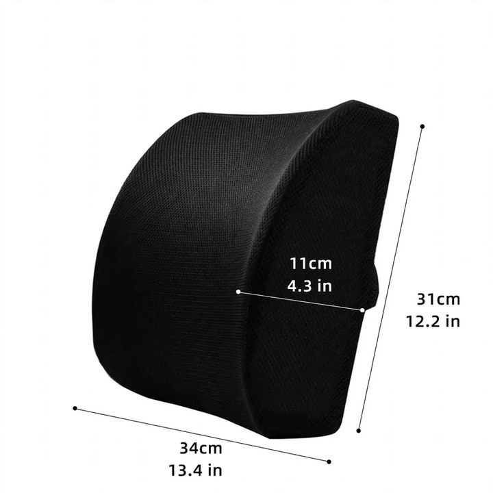 Gel seat cushion with memory foam, 45×36×7 cm