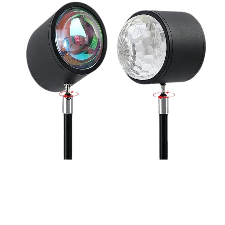 Sunset projection lamp with remote control, 40 cm