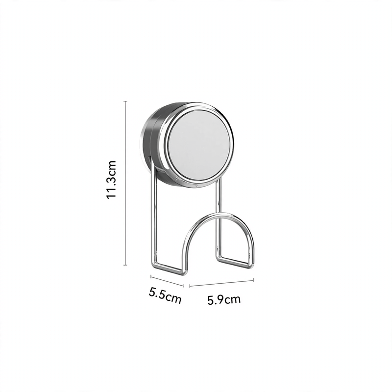 Suction Cup Storage Basket for Kitchen, Iron and Sponge