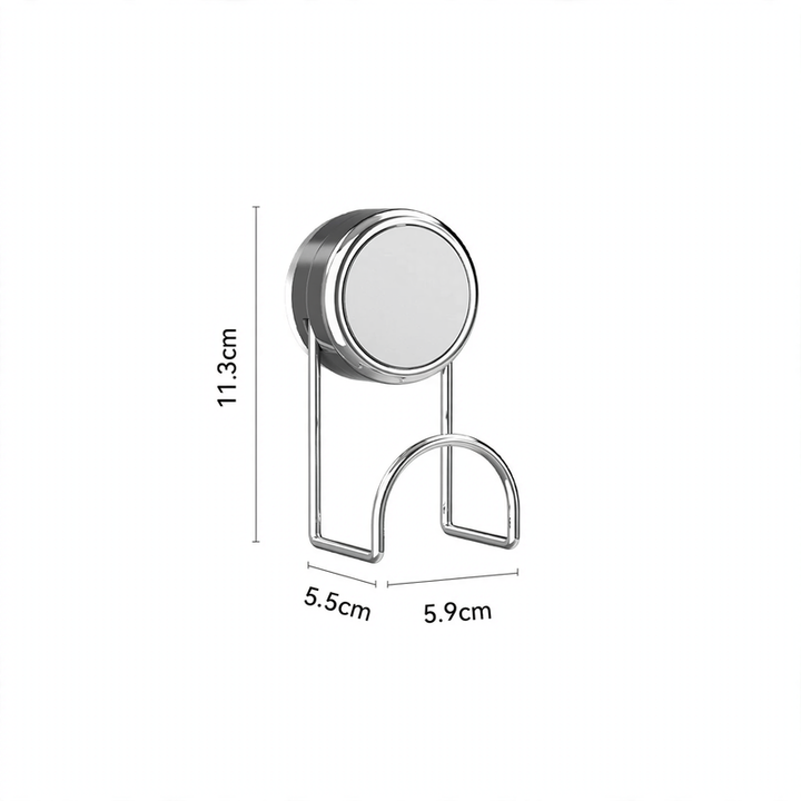 Suction Cup Storage Basket for Kitchen, Iron and Sponge