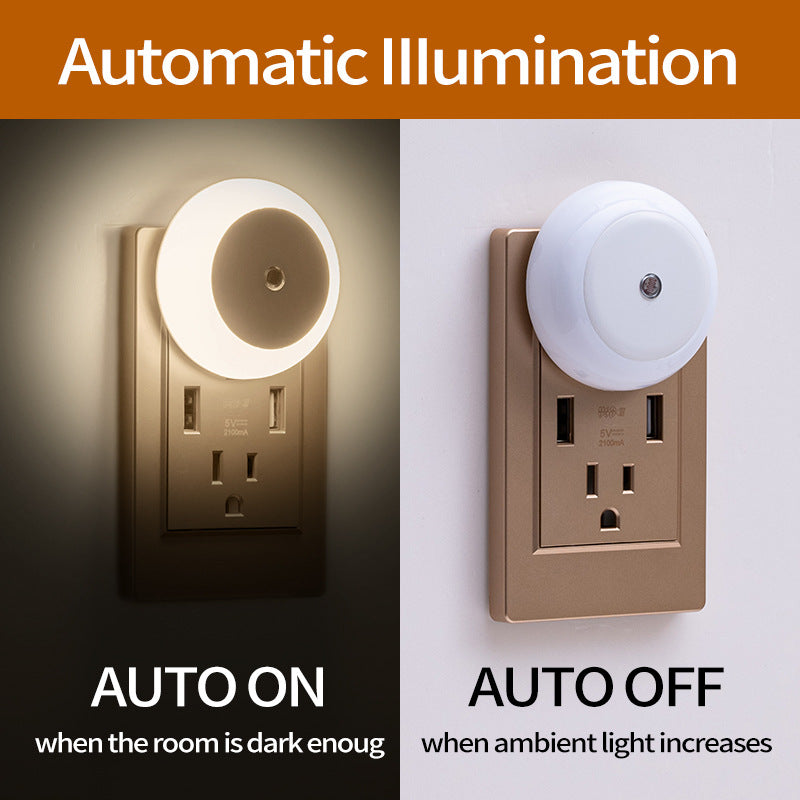 Night light with motion sensor, several colors