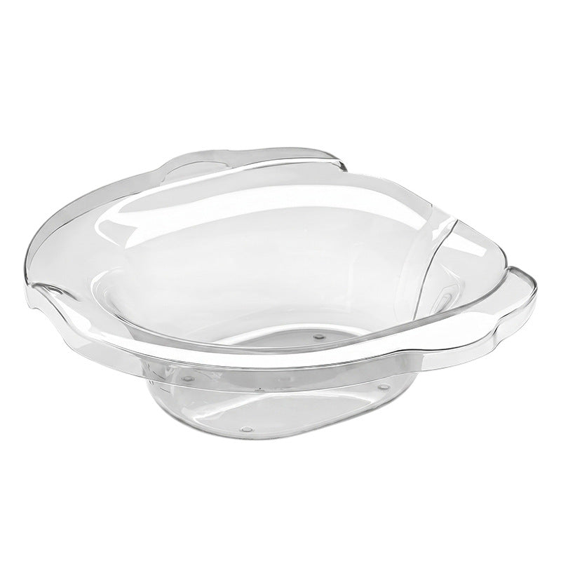 Plastic sitting bathtub