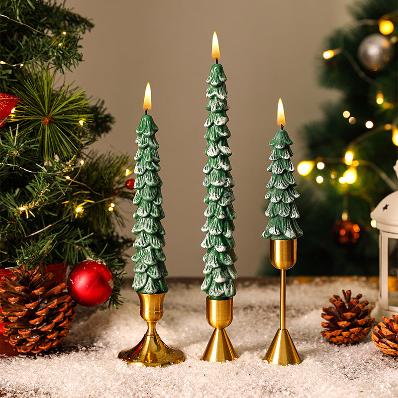 Christmas tree scented candle, soy blend, hand made