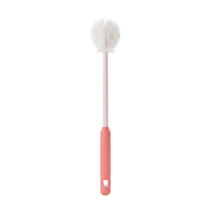 Silicone cleaning brush for baby bottles and teats