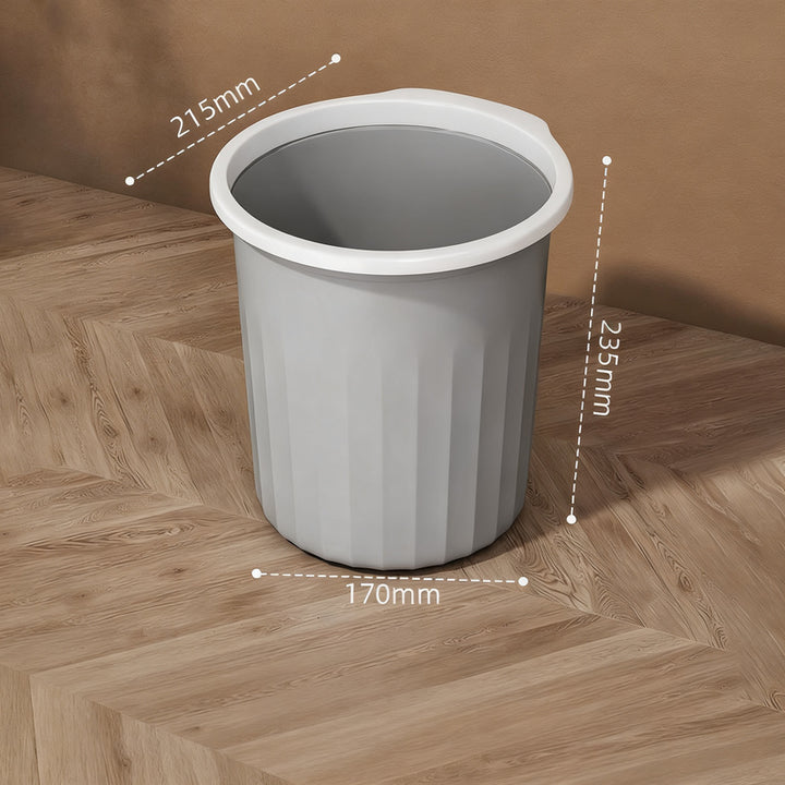 Plastic waste bin, 4 L, cylindrical