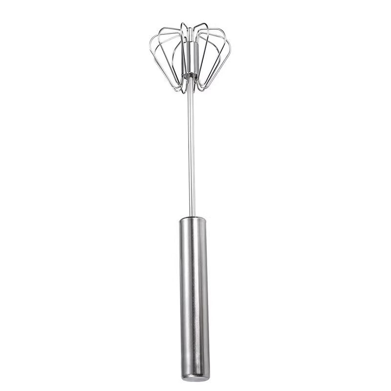 Half-automatic whisk made of stainless steel