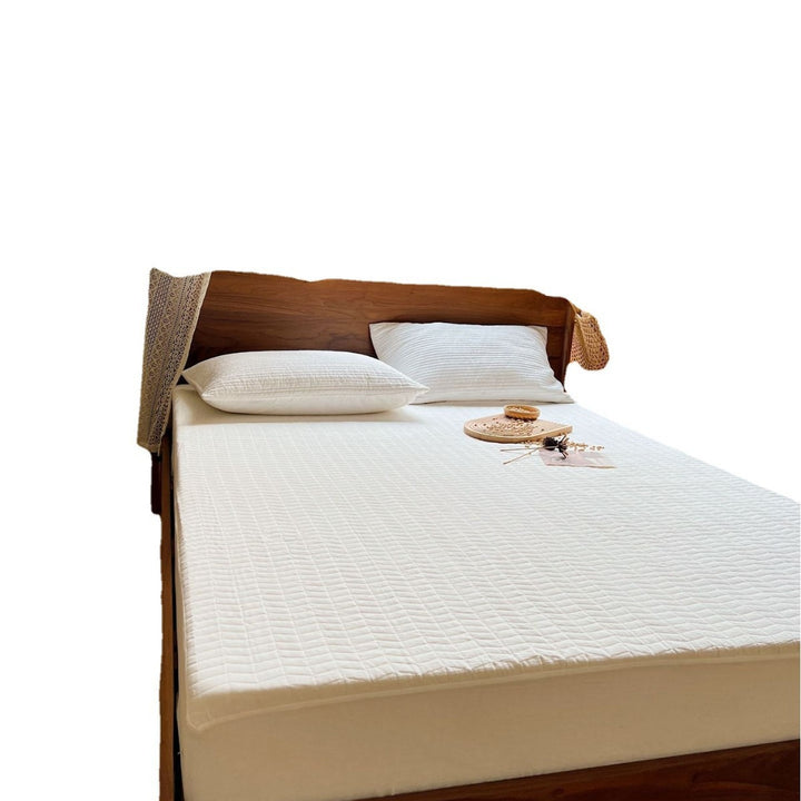 Cotton fitted sheet, 360° all-round protection