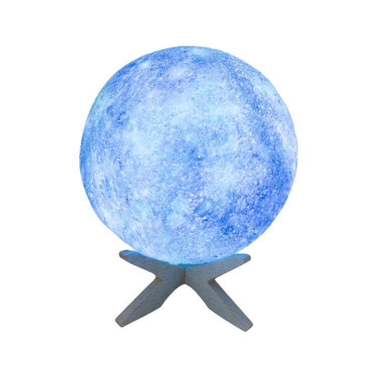 LED Mouth Lamp with Stand, 3D Design, Remote Control