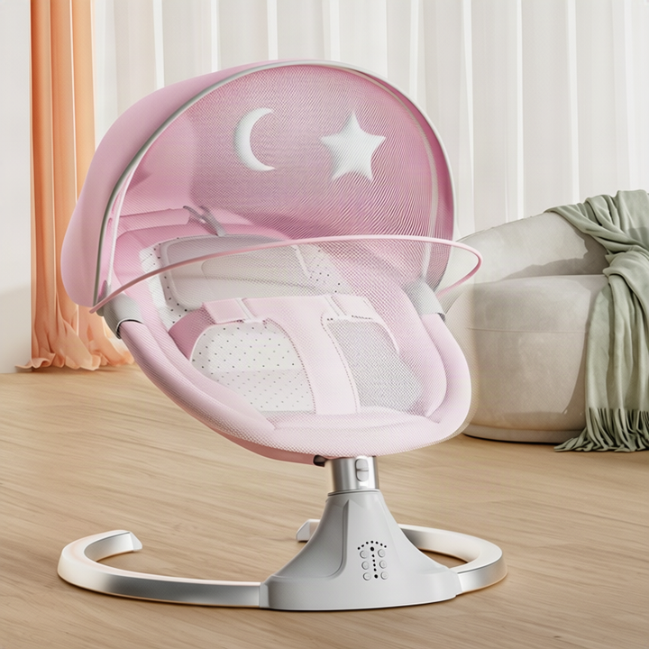 Baby bouncer with music and toys, from birth